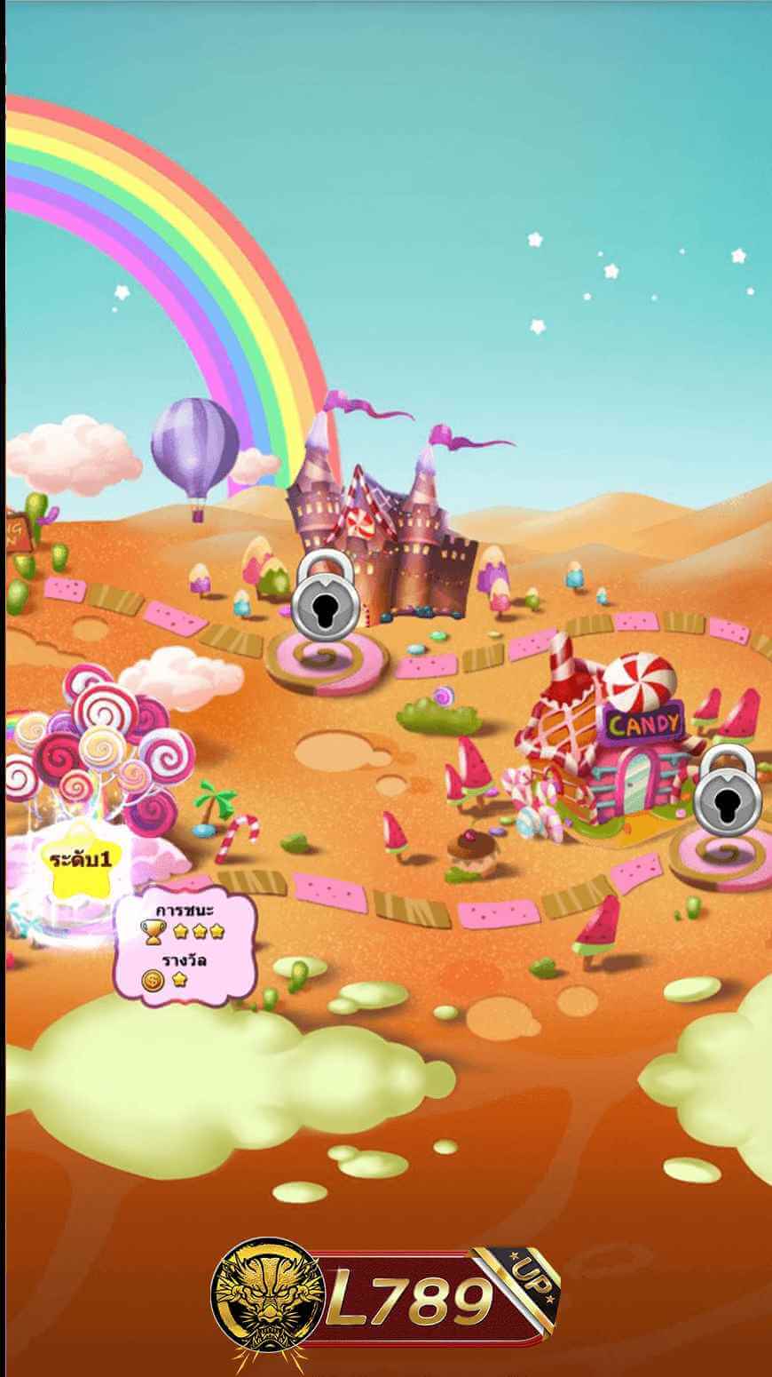 ตัวอย่างเกม Candy Pop 1