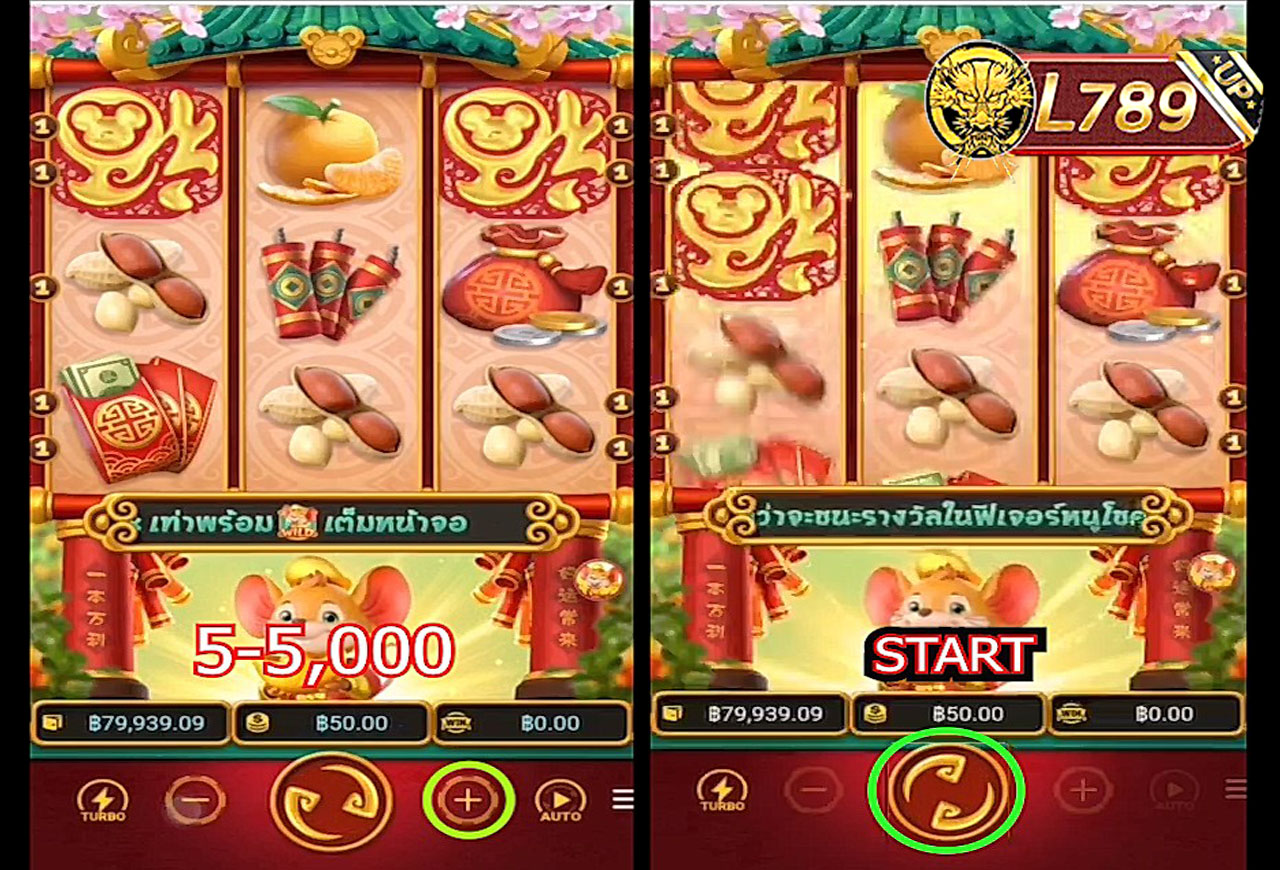 ตัวอย่างเกม Fortune Mouse 7