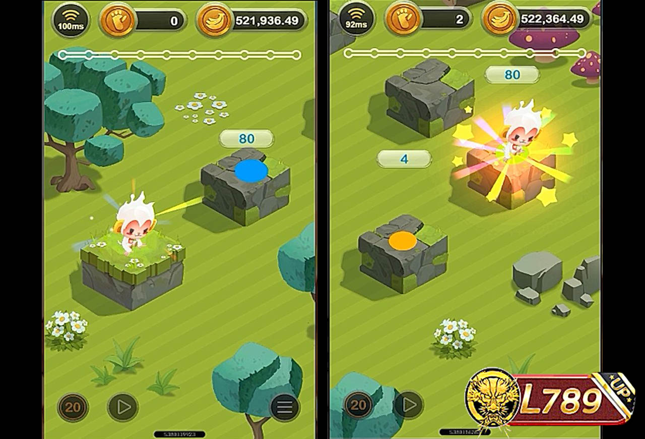 ตัวอย่างเกม Monkey Jump 8